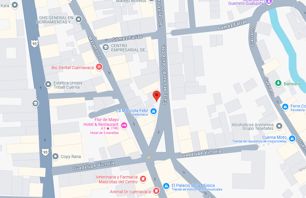 Mapa del consultorio